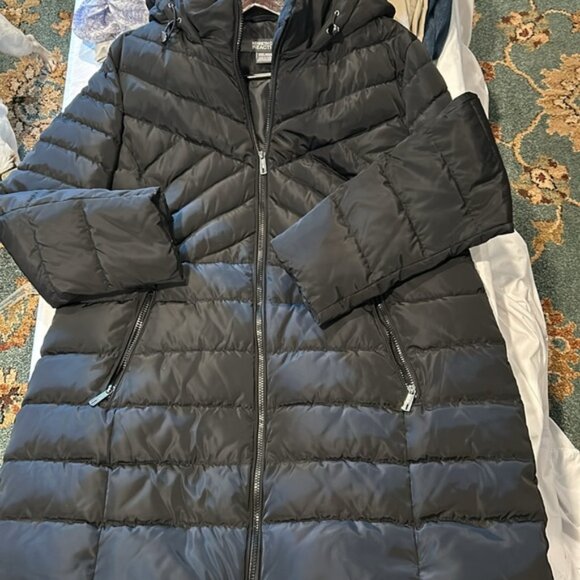 Kenneth Cole Reaction Heavy Hooded Puffer Coat Size XXL excellent like new - Picture 5 of 7